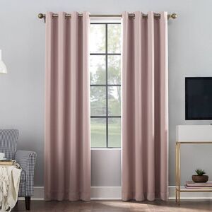 Sun Zero - 52"x63" Sun Zero 100% Blackout Oslo Theater Grade  Blush
